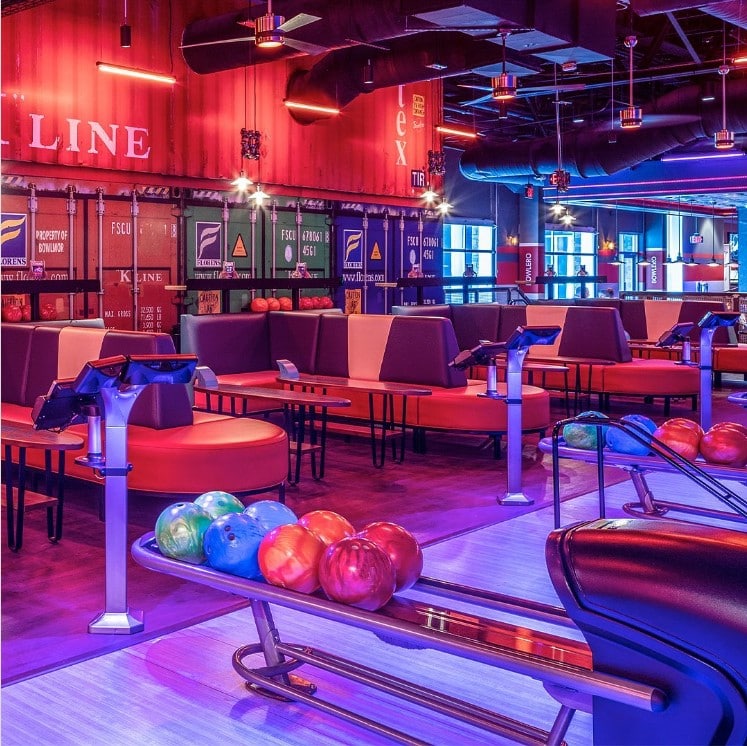 Bowlero Dania Beach Bowling Ball Facilities