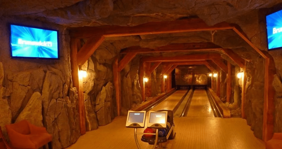 Bowling alley at home