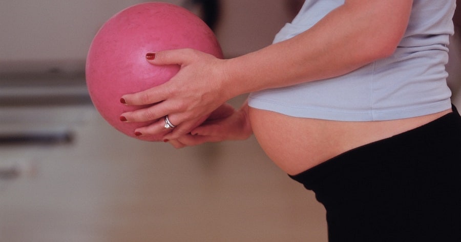 When bowling during pregnancy, when should one take a break