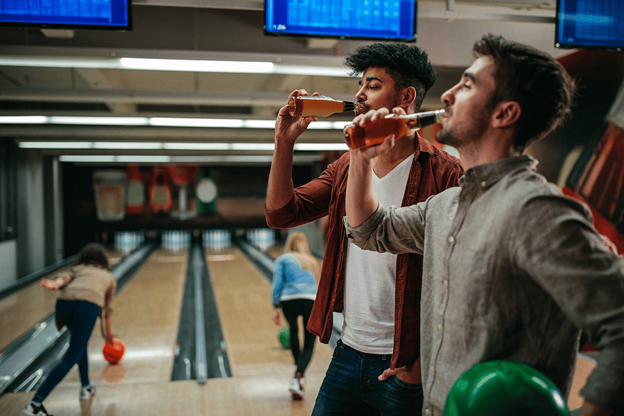 bowling and drinking games