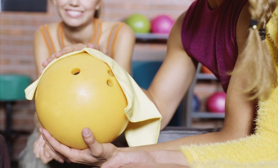 clean your bowling ball