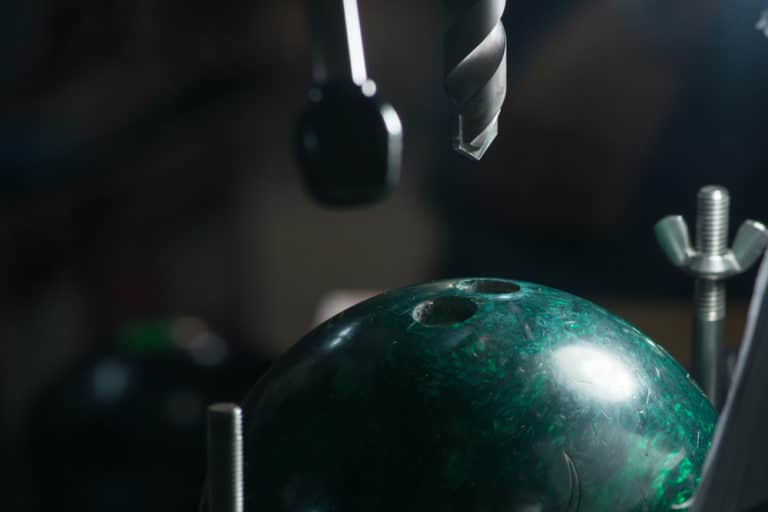 drilling bowling ball