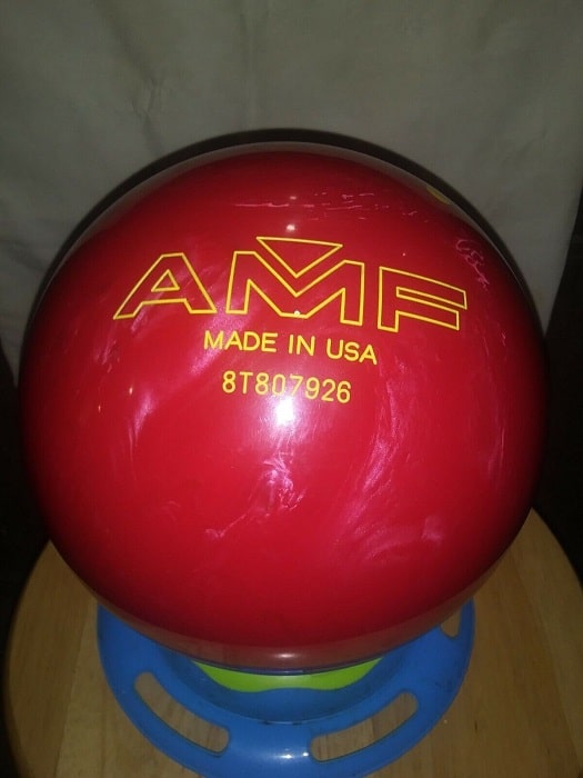 The Red Pearl Whiplash Bowling Ball