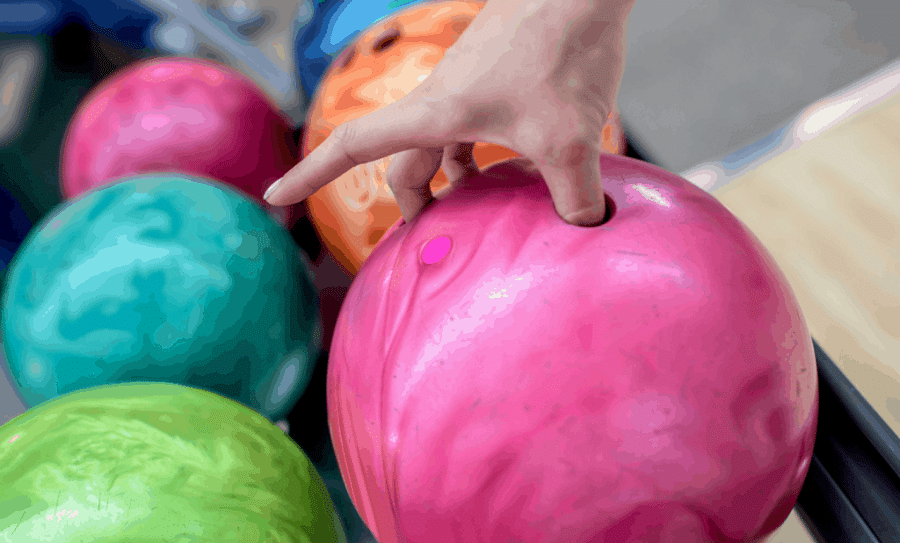 Powder Stuck in the Finger Holes of Your Bowling Ball